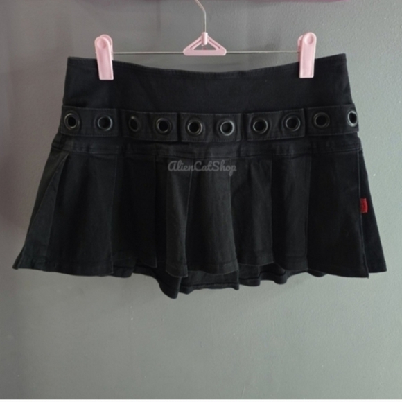 Tripp nyc Dresses & Skirts - Black Grommet Tripp Skirt